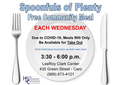 Spoonfuls of Plenty (Free Weekly Community Meal)
